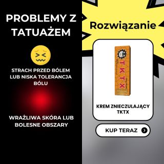Czy zamierzasz zrobić sobie tatuaż? Usuwanie laserem? Prace estetyczne? Potrzebujesz naszego kremu znieczulającego! Kup...