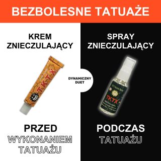 Planujesz duży tatuaż? Obawiasz się, że krem znieczulający nie wystarczy na całą sesję? Nie ma problemu. Krem TKTX w...
